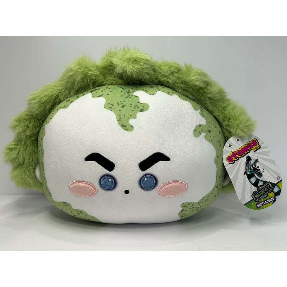 Beetlejuice Atamas by Russ Jazwares Plush 10 Inch Green Hair Horror Collectible‎